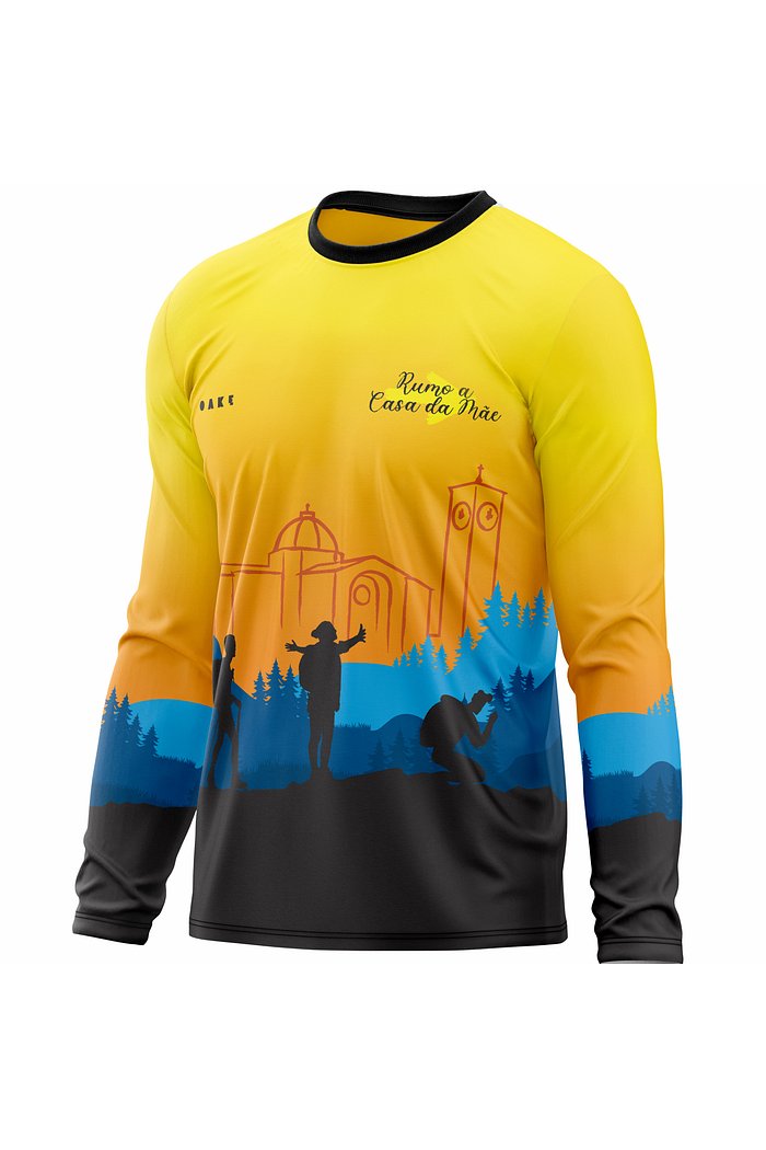 Camiseta Peregrino Gratidão  - Laranja