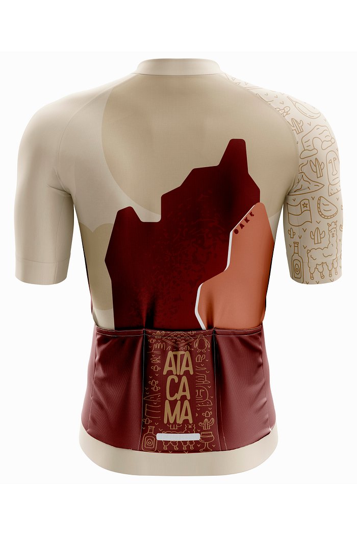 Camisa Ciclismo PRO - Expedições Atacama Bege