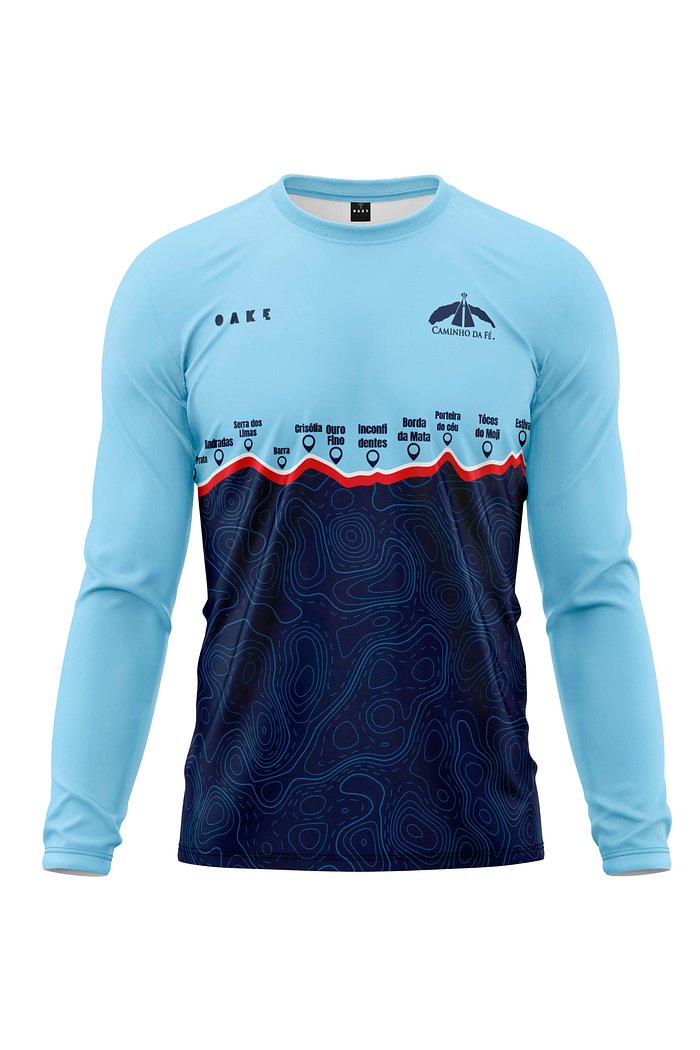 Camiseta Peregrino Caminhos Azul Claro - 2026