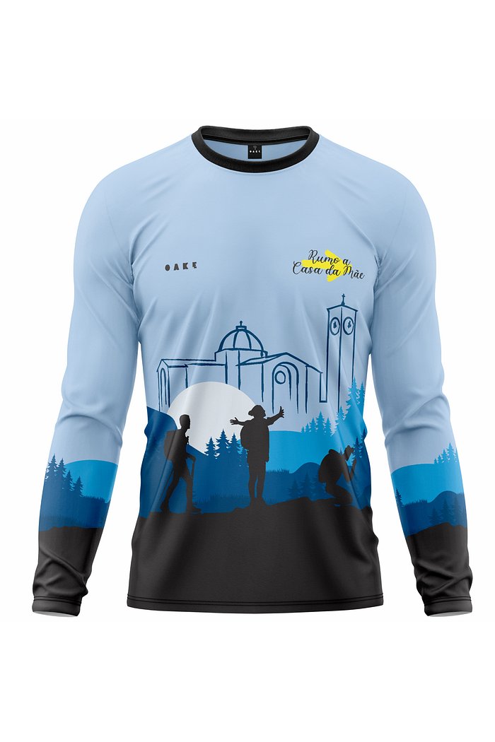 Camiseta Peregrino Gratidão  - Azul