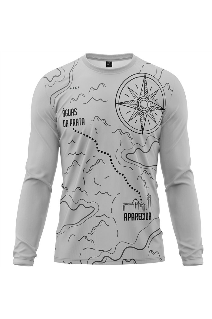 Camiseta Peregrino Rosa dos Ventos - Cinza