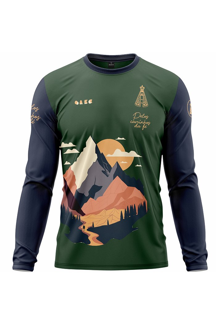 Camiseta Peregrino Pelos Caminhos da Fé - Verde