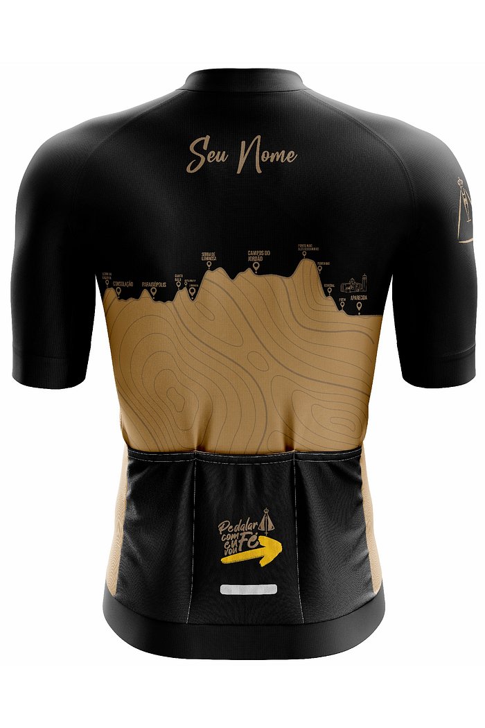 Camisa Ciclismo Pro - Caminhos - Preta