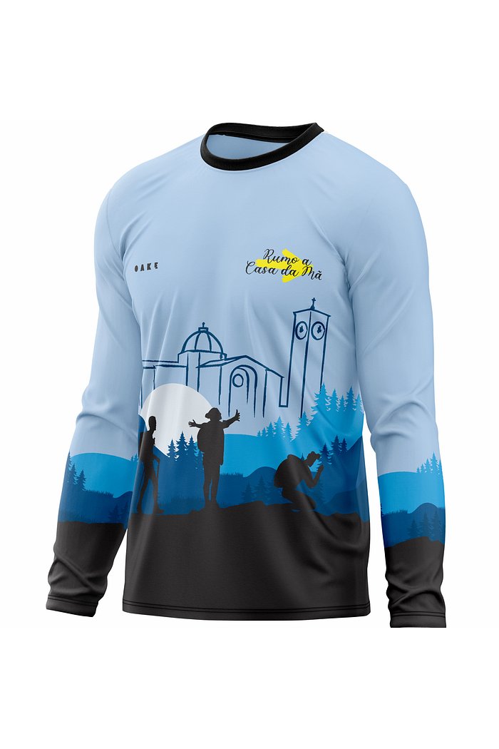 Camiseta Peregrino Gratidão  - Azul