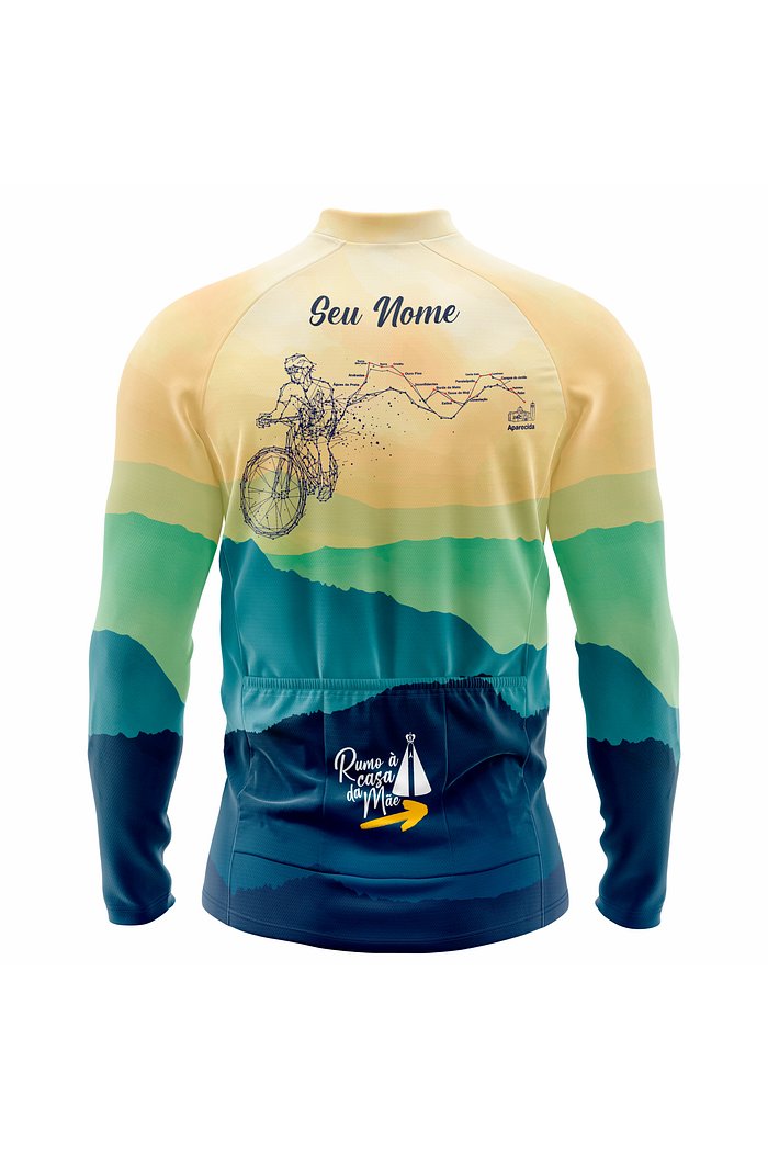 Camisa Ciclismo para o Caminho da Fé - Montanhas de Minas