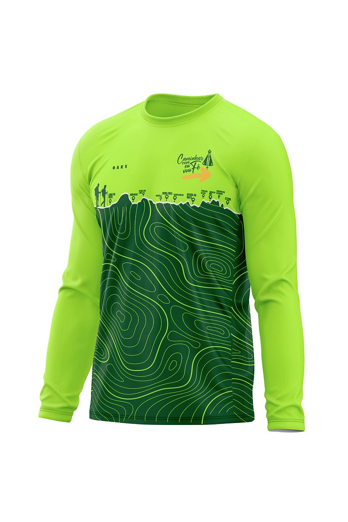 Camiseta Peregrino Caminhos - Verde