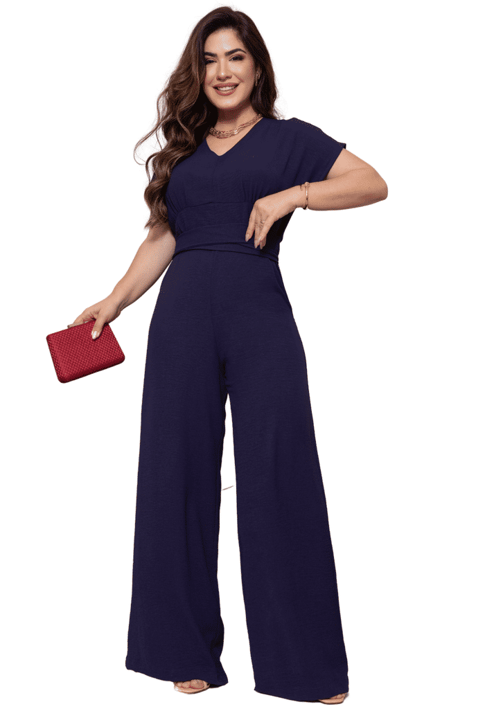 MACACAO CREPE TEXTURIZADO COM FAIXA - 76082