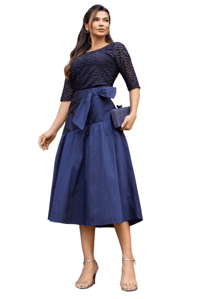 BLUSA TULE LUREX MANGA 3/4 - 05830