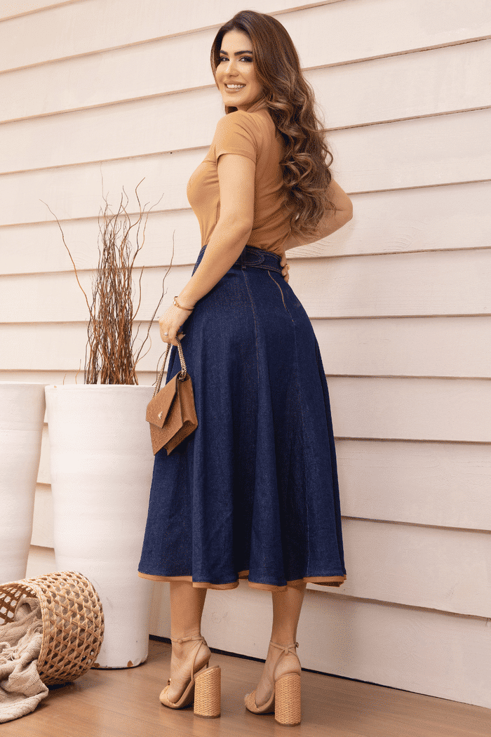 SAIA JEANS MIDI - 06134