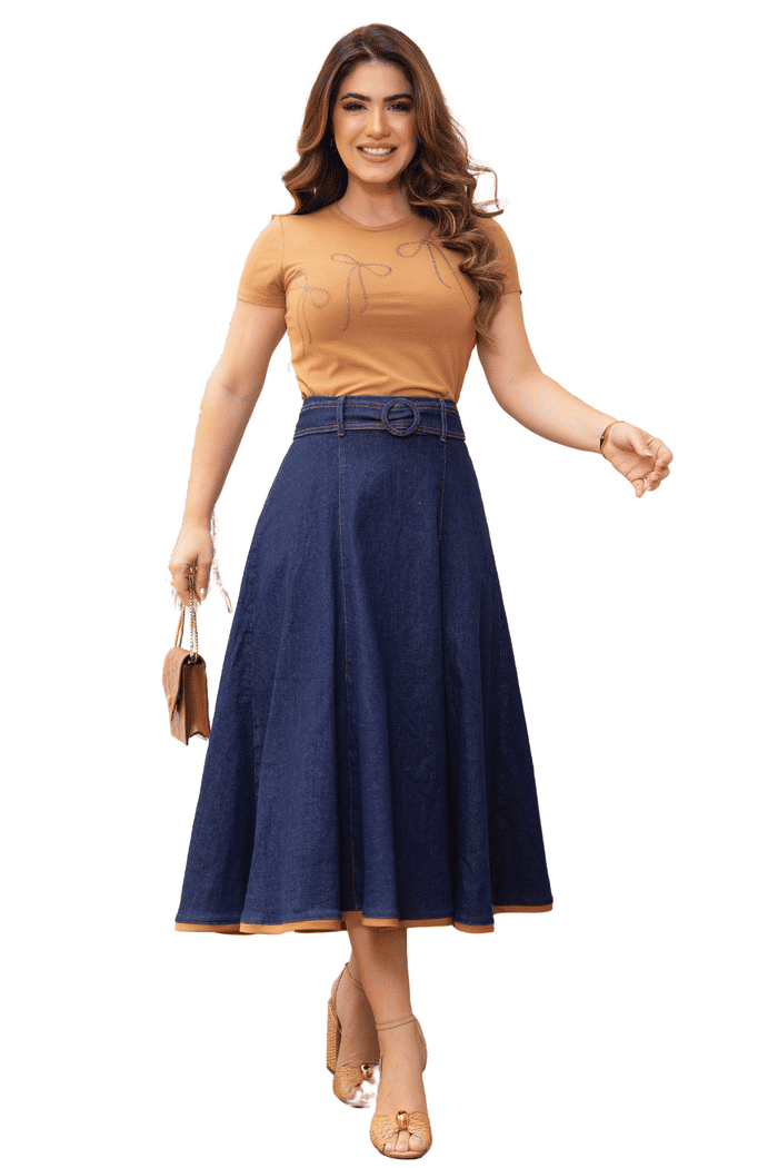 SAIA JEANS MIDI - 06134