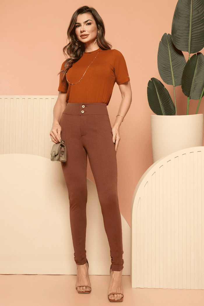 BLUSA VISCOLYCRA GOLA ALTA - 05794