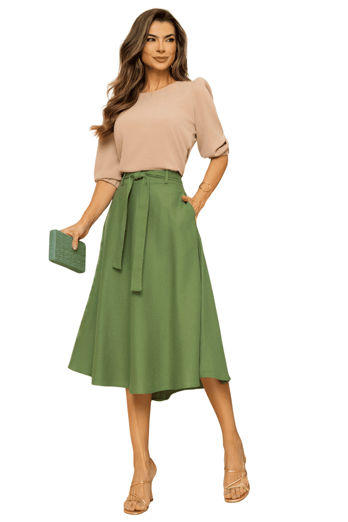 SAIA LINHO COM FAIXA COM LACO - 06201