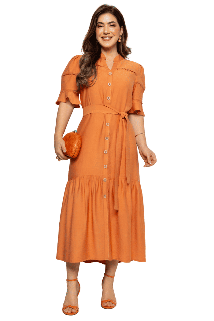 CHAMISE CREPE NATURALE COM GRIPIR - 14305