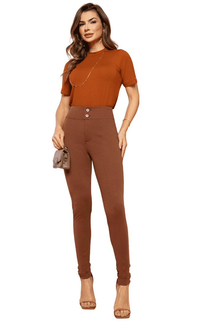 CALCA MONTARIA COM RECORTES PRESPONTADOS - 05932