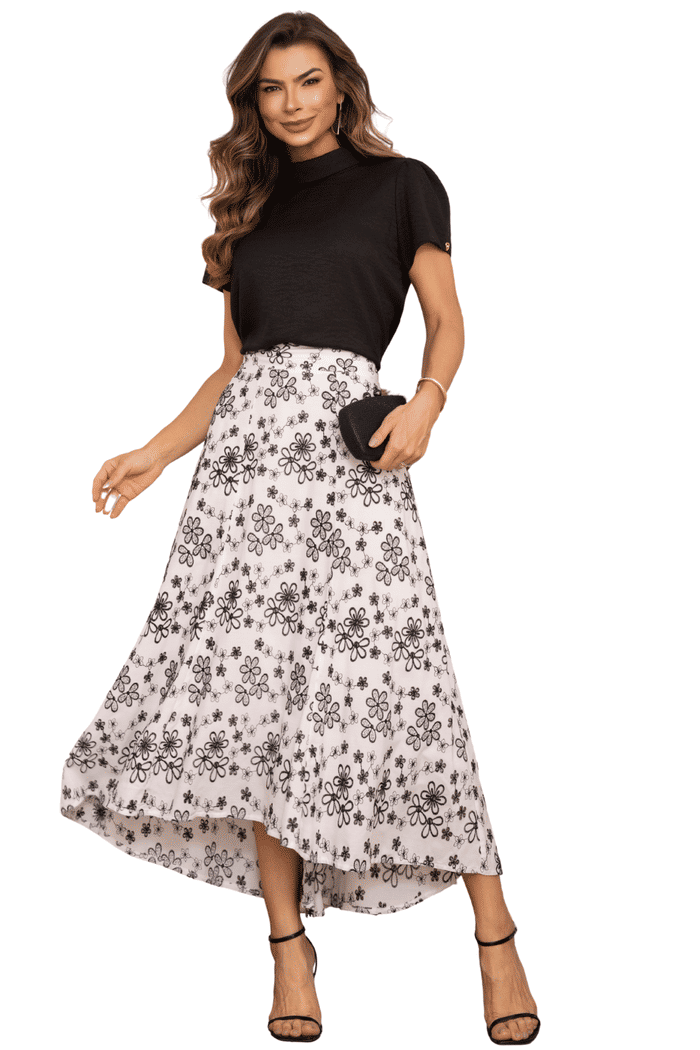 SAIA LAISE BORDADO EVASE - 06220
