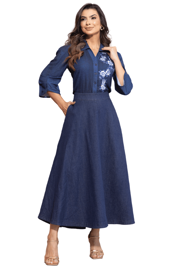 SAIA JEANS GODE COM BOLSO - 06137