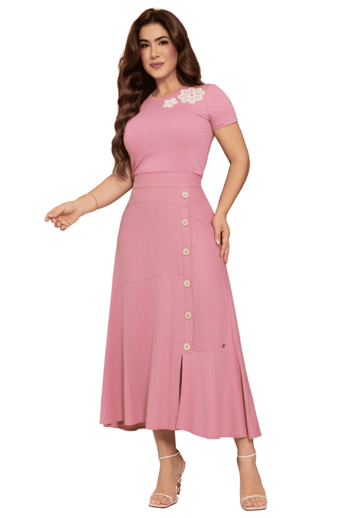 BABYLOOK VISCO COM APLICACAO EM FLORES