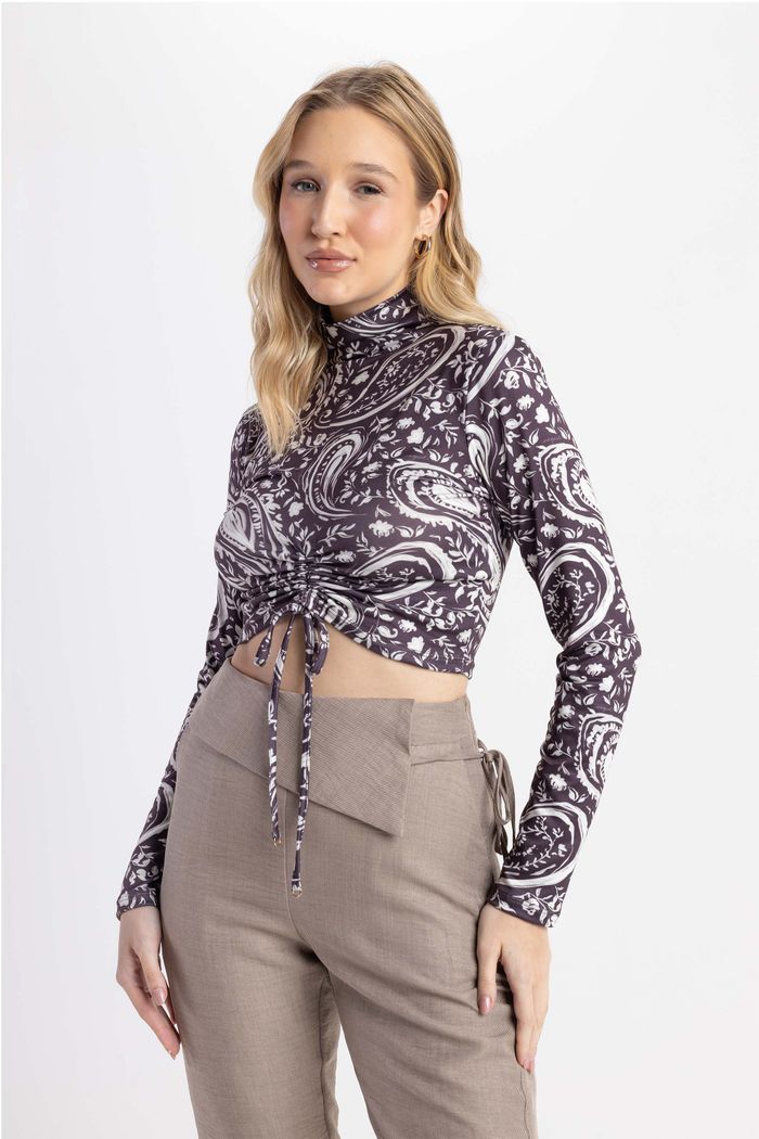 Cropped Suede Estampa Exclusiva