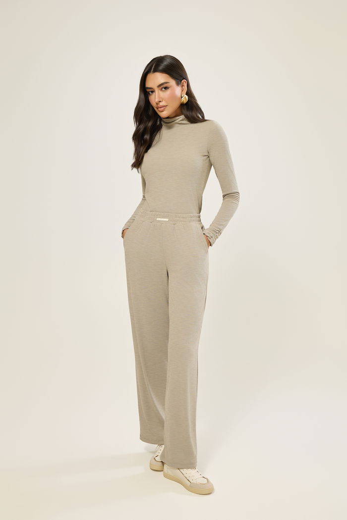 Blusa Manga Longa Gola Alta