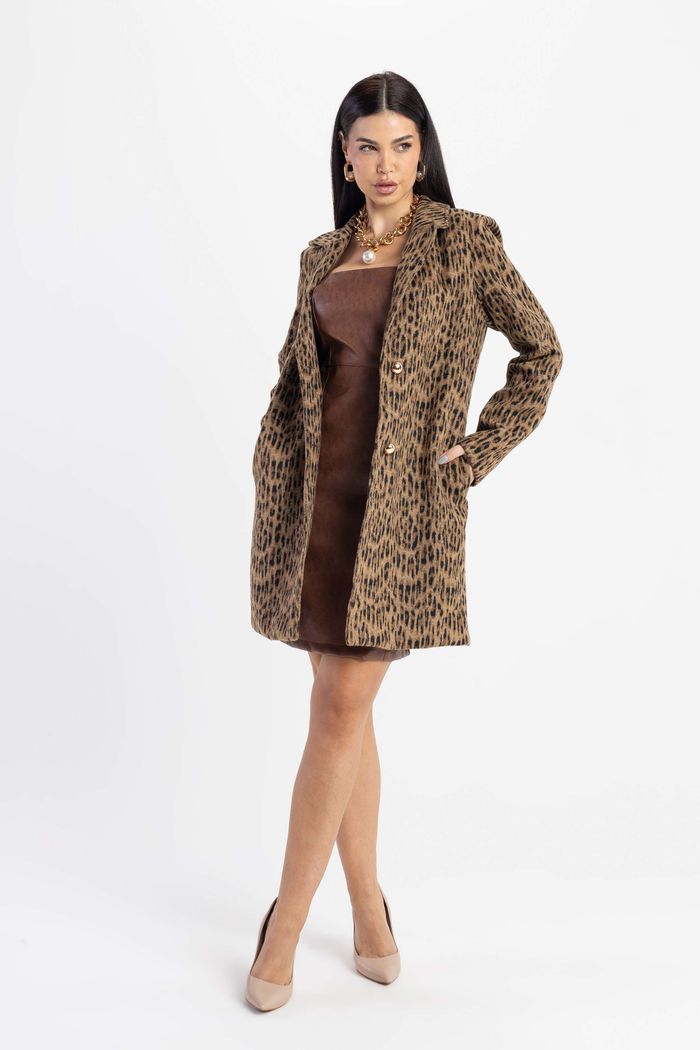 Sobretudo Animal Print