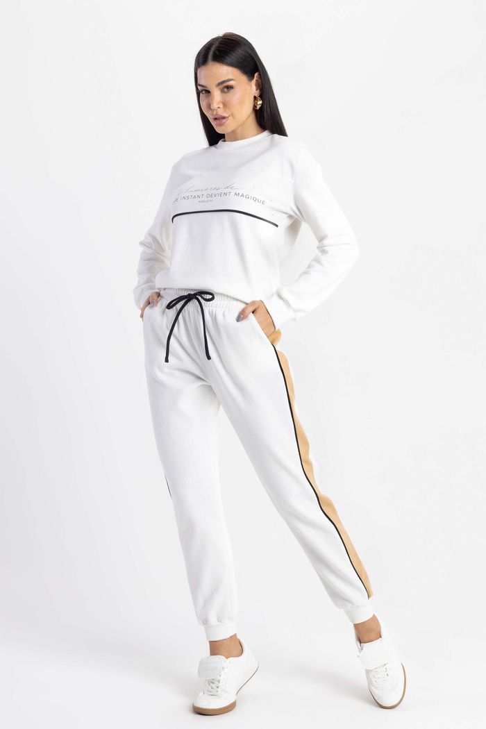 Blusa Moletom com Estampa