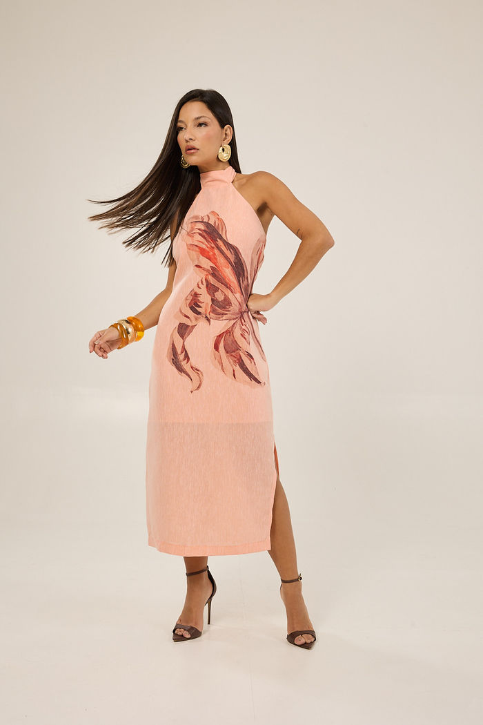 Vestido Frente Unica Flower