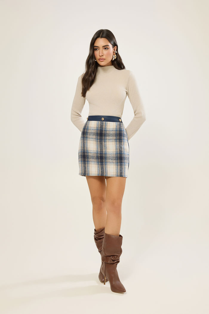 Blusa Gola Alta Tricot