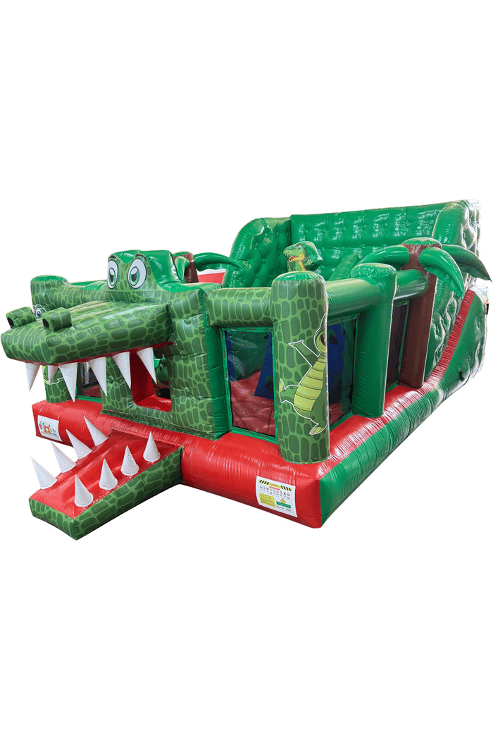 brinquedo_inflável_com_tobogã inflável_com_túnel_e_escalada inflável_com_jare_poltrona_infantil inflável_de_crocodilo_temático croco_park_inflável inflável_grande_para_locação_profissional brinquedo_inflável_resistente_em_lona_kp1100 inflável_com_impressã
