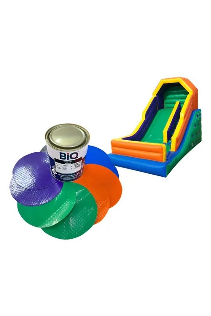 Kit Para Reparo De Brinquedos Infláveis  Cola Pvc + Remendo