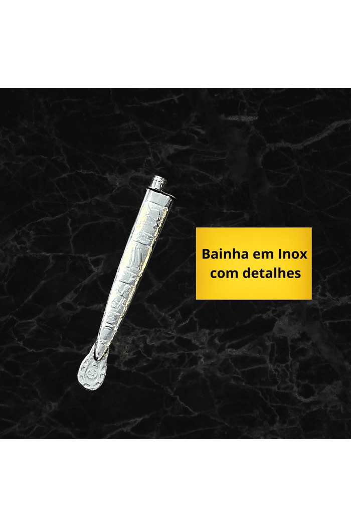 Faca Churrasco 9“ VF Prateada Tradição Centenaria Aço Inox 420c