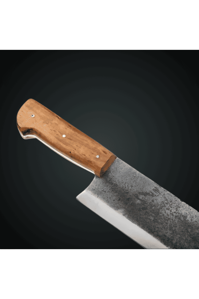 Cutelo Machete VF 10“ Aço Carbono 1070 - Brut Forj - 5mm - Cabo Madeira Guajuvira