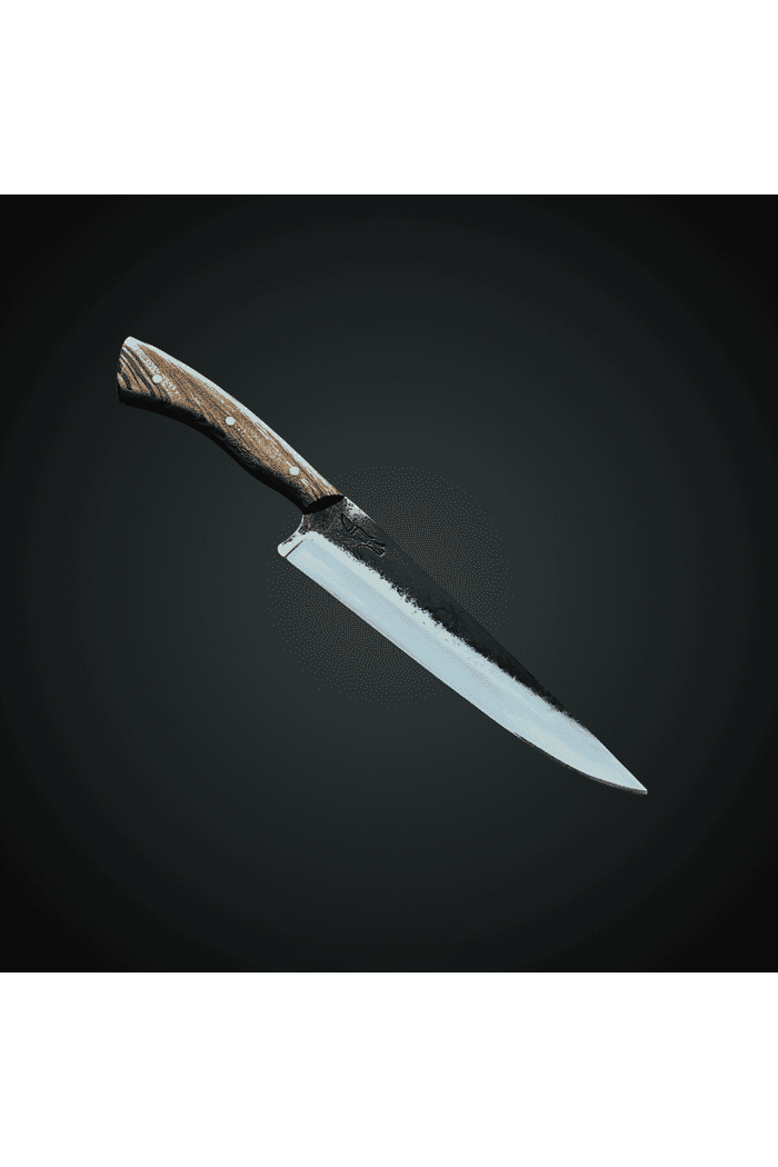 Faca Churrasco Assador 10" VF - Cabo MAdeira Aço Carbono 1070 - 3mm