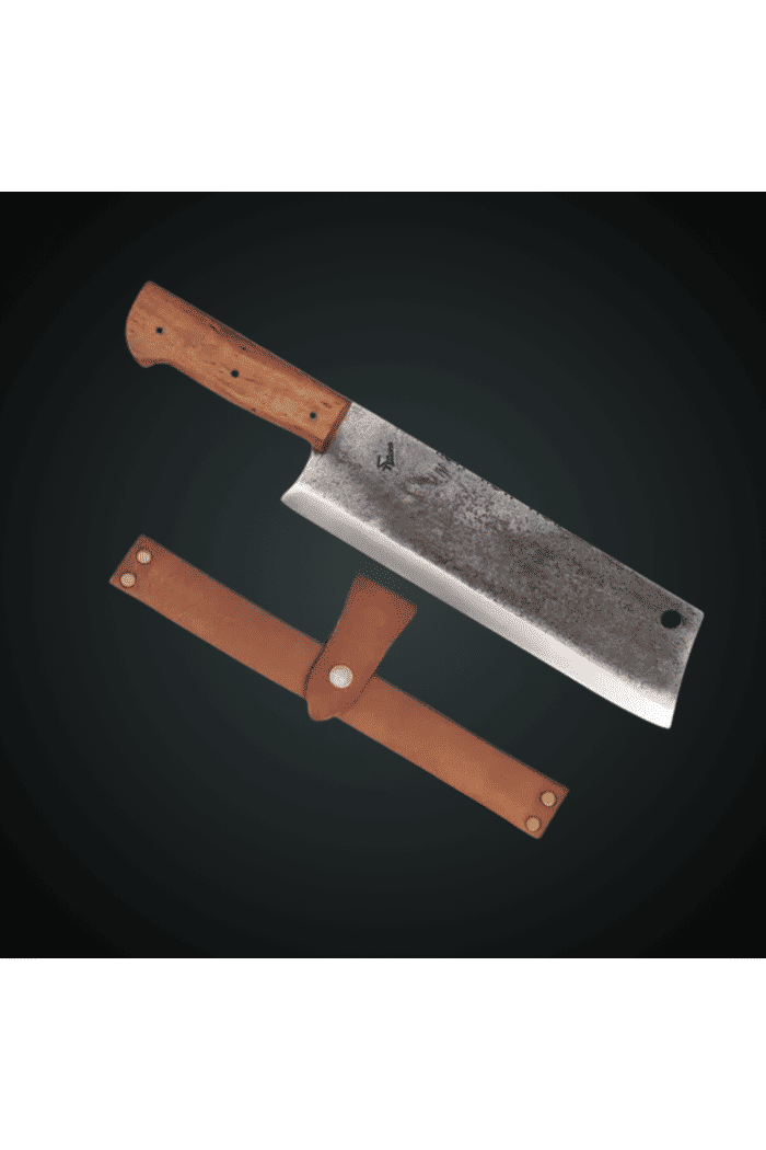 Cutelo Machete VF 10“ Aço Carbono 1070 - Brut Forj - 5mm - Cabo Madeira Guajuvira