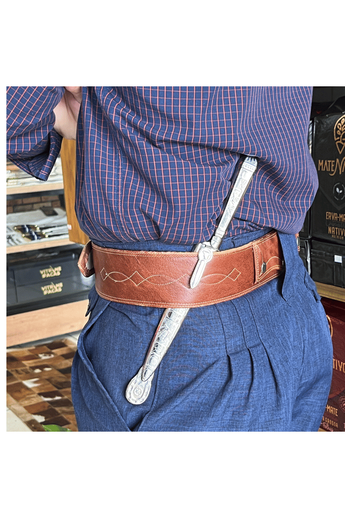 Faca Churrasco 6“ VF Prateada Tradição Centenaria Aço Inox 420c