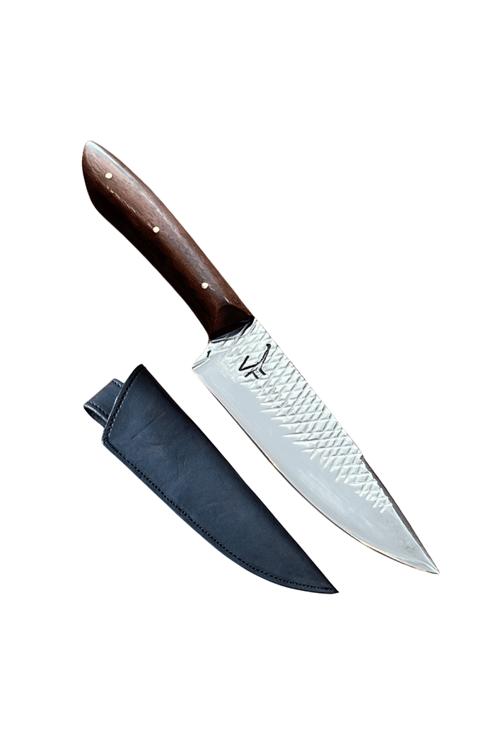 Faca Churrasco 6“ VF  - Aço Carbono 1070 - Cabo Madeira