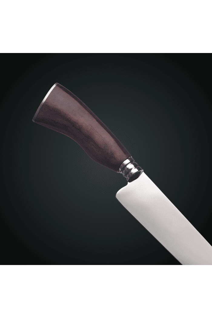 Faca  Churrasco VF 8“ 2mm Aço Inox 420 - Cabo Madeira