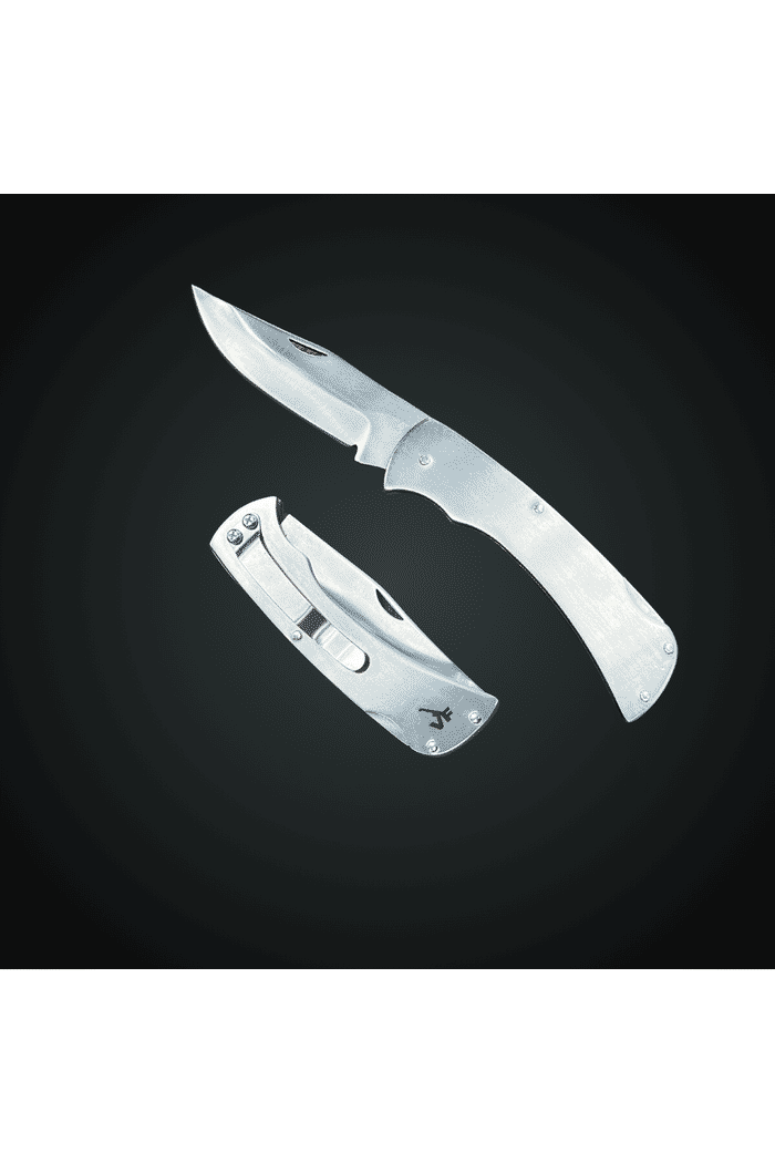 Canivete de Bolso c/Trava de Segurança - Aço inox