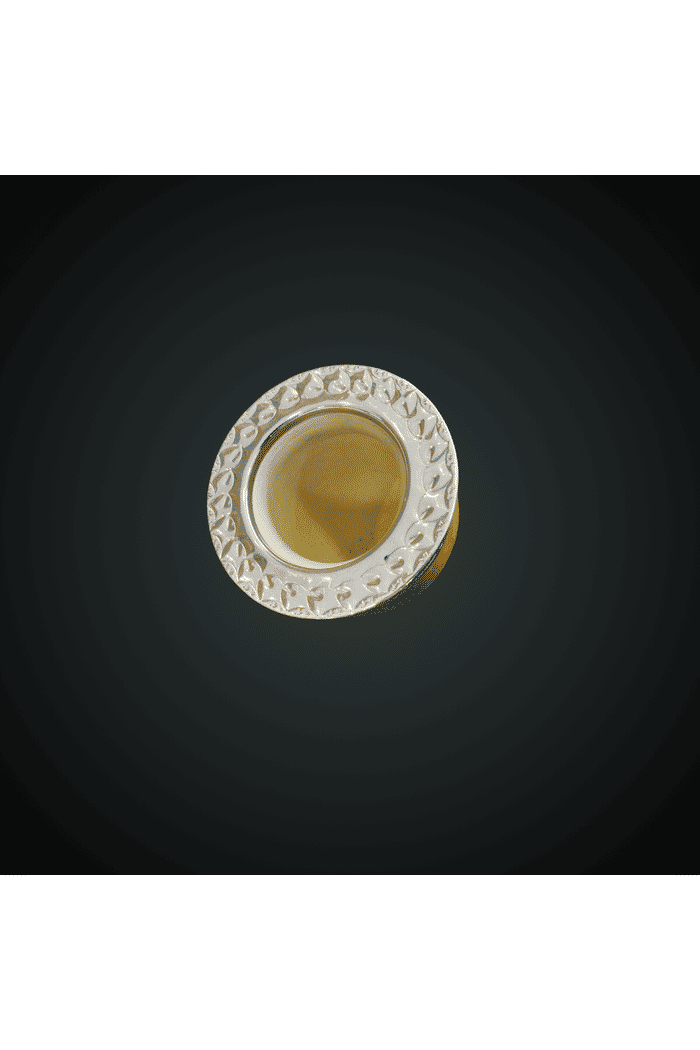 Cuia Chimarrao Torpedo Imperial Bocal de Alpaca c/Pé de metal