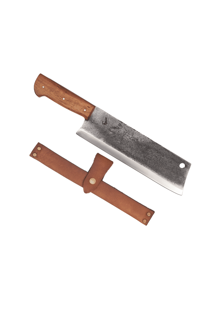 Cutelo Machete VF 10“ Aço Carbono 1070 - Brut Forj - 5mm - Cabo Madeira Guajuvira