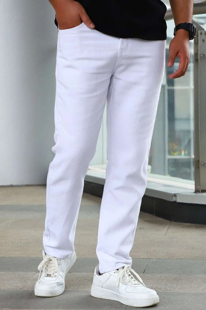 CALÇA JEANS PENTAGONO BRANCO