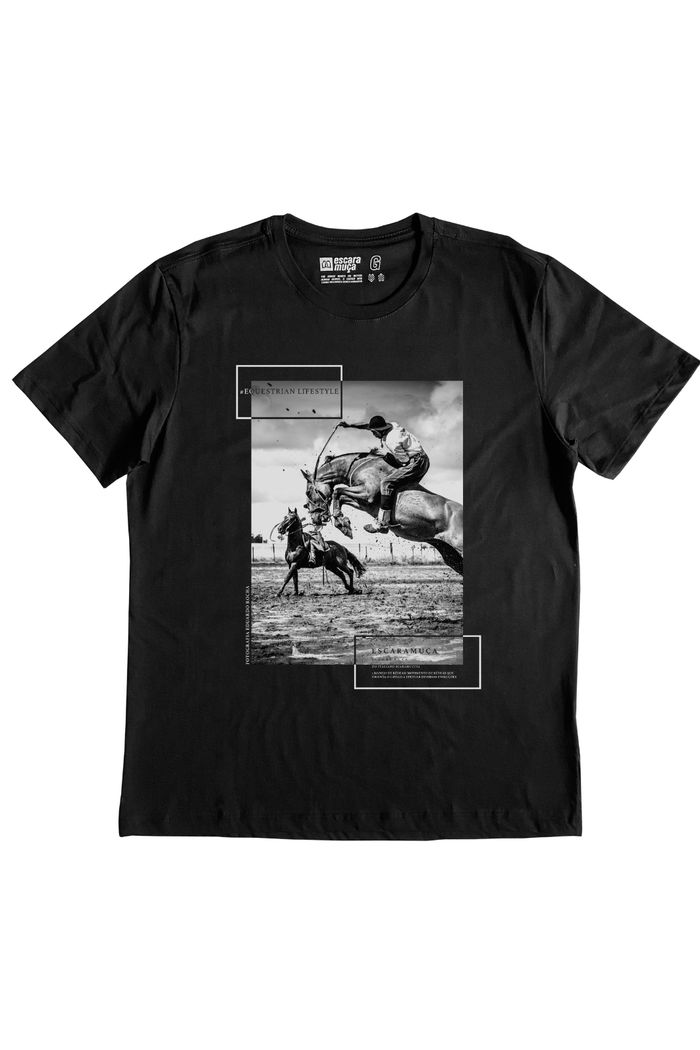 CAMISETA MASC O GINETE ESTAMPA DIGITAL - SM024