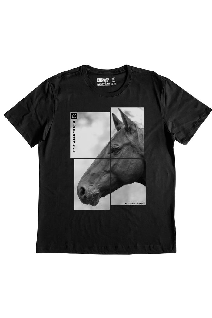 CAMISETA MASC PERFIL ESTAMPA DIGITAL - SM005