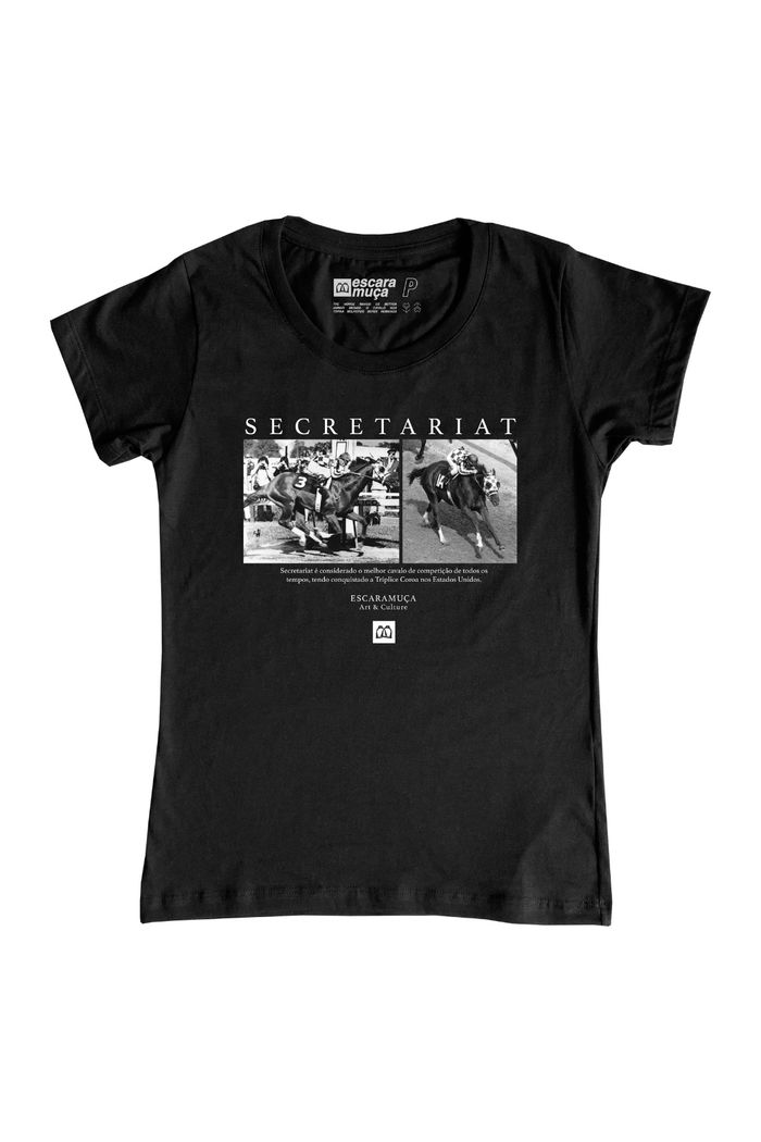 CAMISETA FEM SECRETARIAT ESTAMPA DIGITAL - SF020