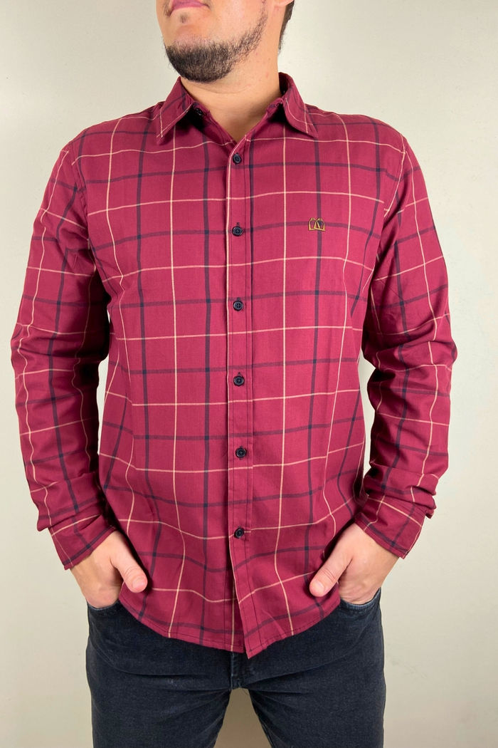 CAMISA MASCULINA XADREZ (1M55)