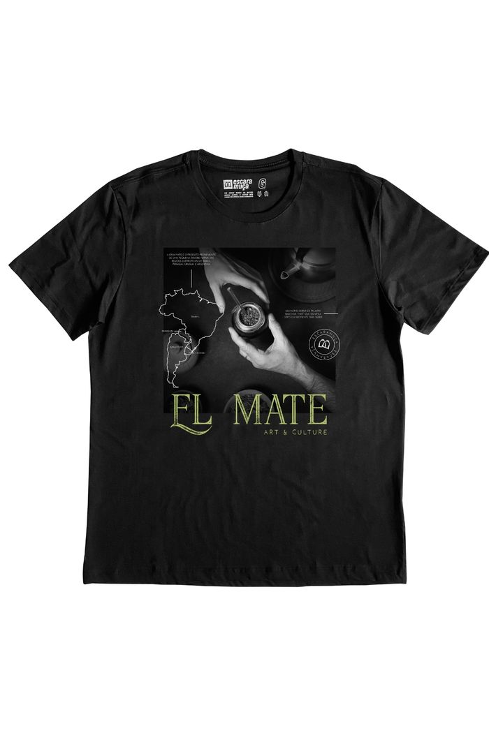 CAMISETA MASC EL MATE ESTAMPA DIGITAL - SM007
