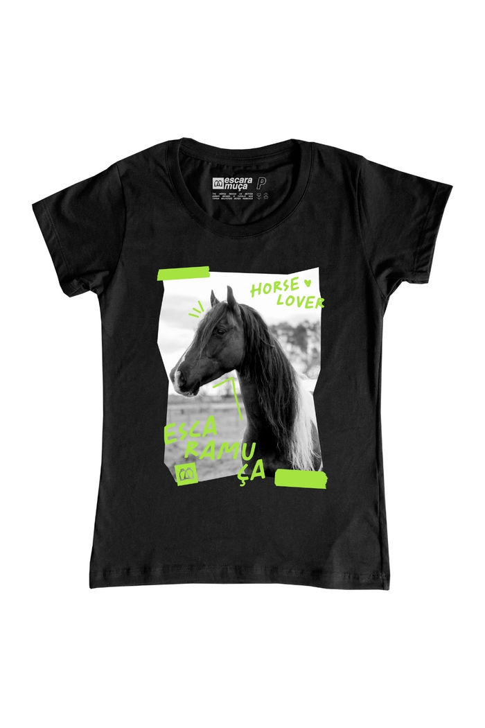 CAMISETA FEM ELEGANTE ESTAMPA DIGITAL - SF037