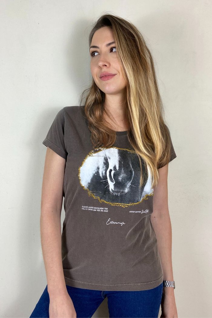 CAMISETA FEMININA BRITO STONE - 1F165