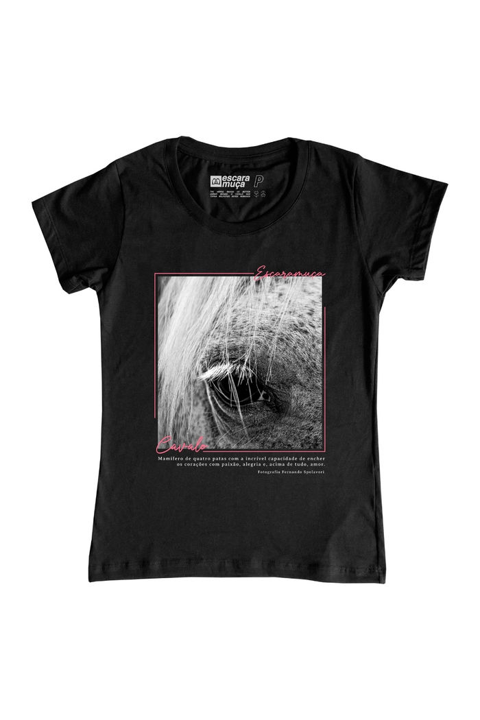 CAMISETA FEM OLHAR ESTAMPA DIGITAL - SF040