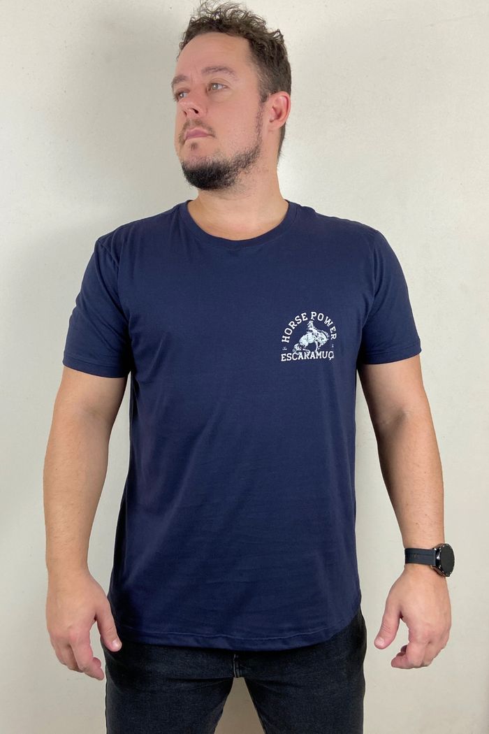 CAMISETA MASCULINA MARINHO - 1M85