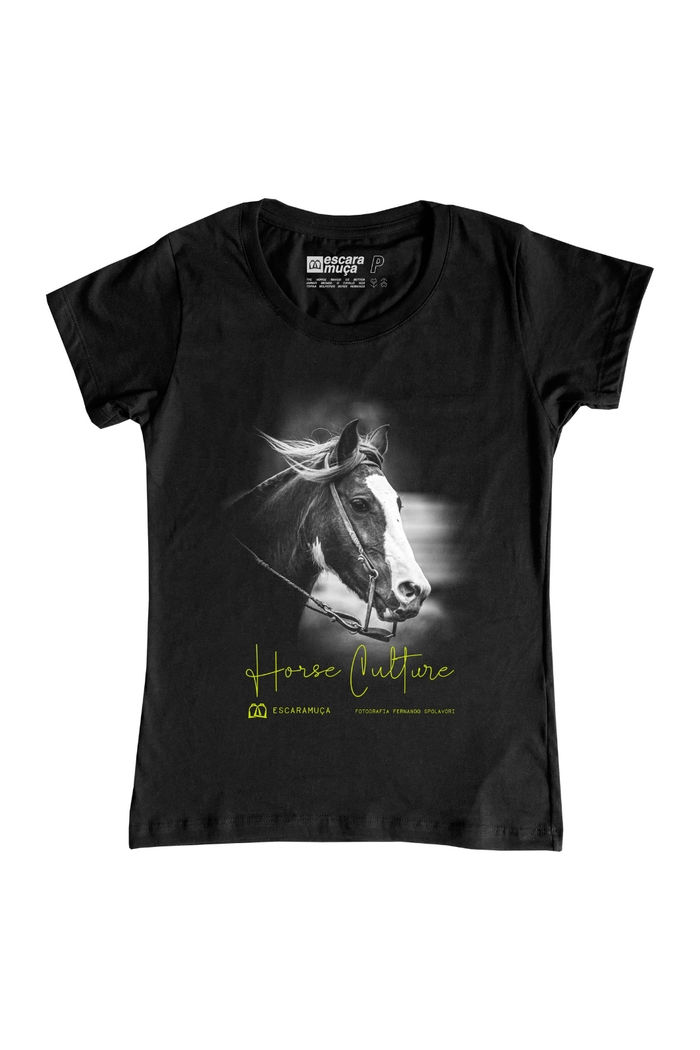 CAMISETA FEM HORSE CULTURE ESTAMPA DIGITAL - SF018